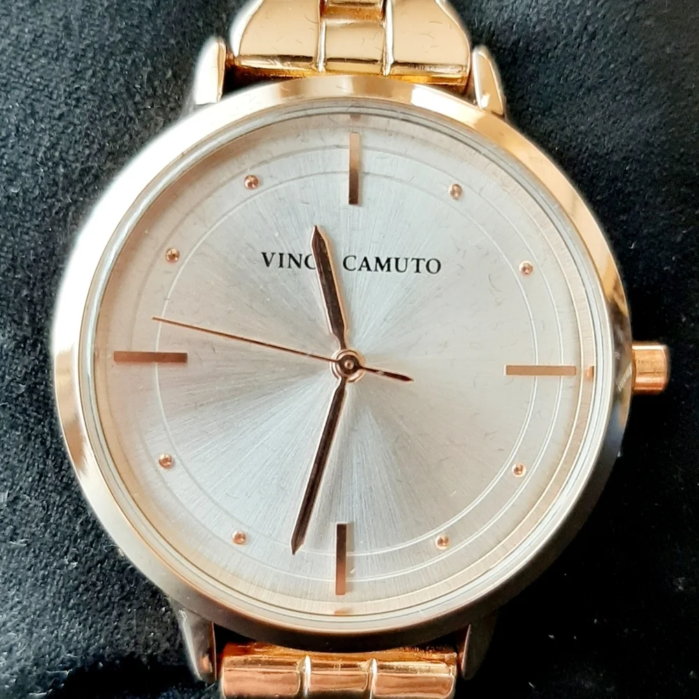 VINCE CAMUTO GOLDTONE WATCH - Picture 2 of 10
